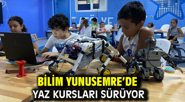 Bilim Yunusemre'de Yaz Kursları Sürüyor