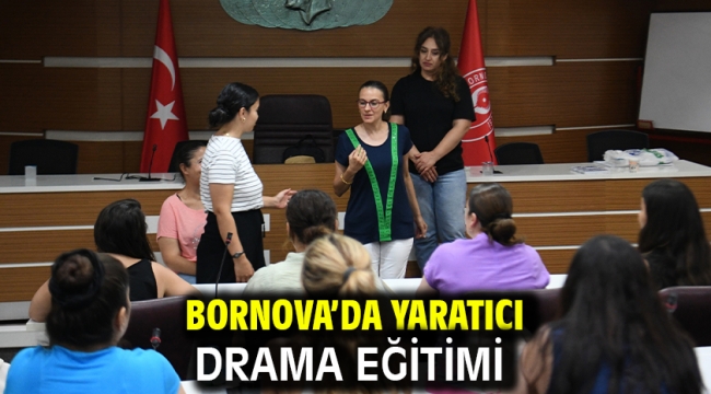 Bornova'da yaratıcı drama eğitimi