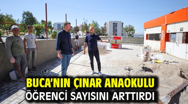 Buca'nın Çınar Anaokulu öğrenci sayısını arttırdı