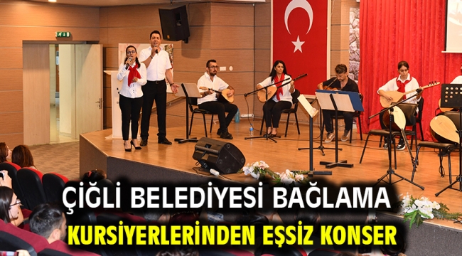 Çiğli Belediyesi Bağlama Kursiyerlerinden Eşsiz Konser