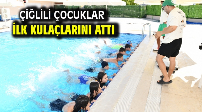 Çiğlili Çocuklar İlk Kulaçlarını Attı