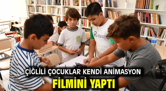 Çiğlili Çocuklar Kendi Animasyon Filmini Yaptı