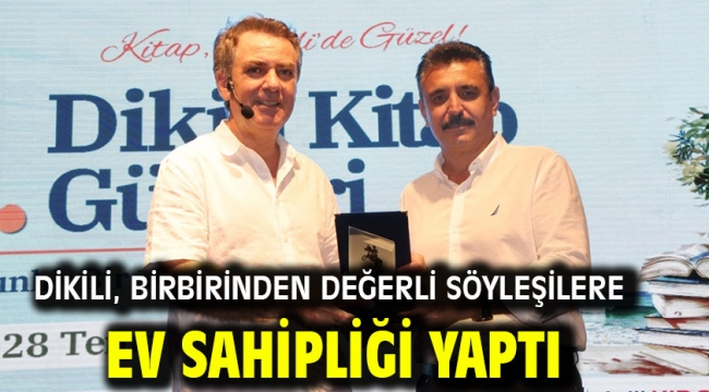 Dikili, birbirinden değerli söyleşilere  ev sahipliği yaptı