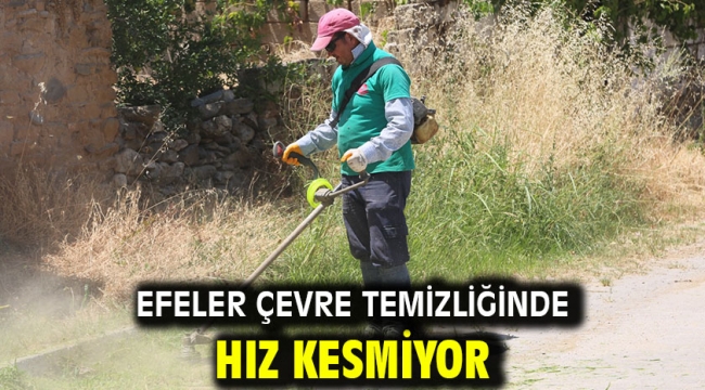 Efeler Çevre Temizliğinde Hız Kesmiyor