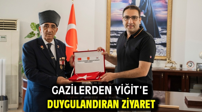 Gazilerden Yiğit'e duygulandıran ziyaret