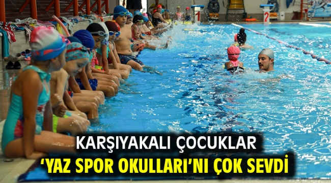 Karşıyakalı çocuklar 'Yaz Spor Okulları'nı çok sevdi