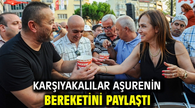 Karşıyakalılar aşurenin bereketini paylaştı