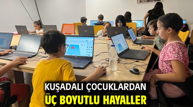 Kuşadalı Çocuklardan Üç Boyutlu Hayaller