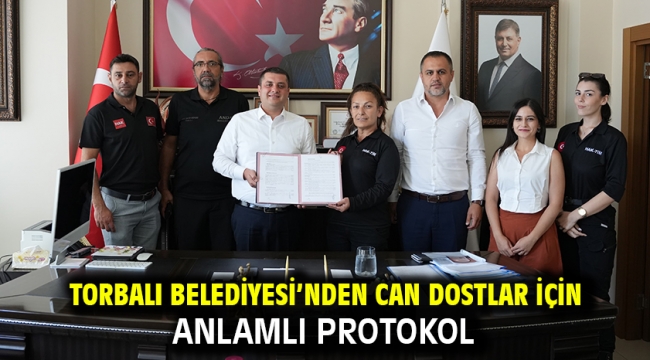 Torbalı Belediyesi'nden can dostlar için anlamlı protokol