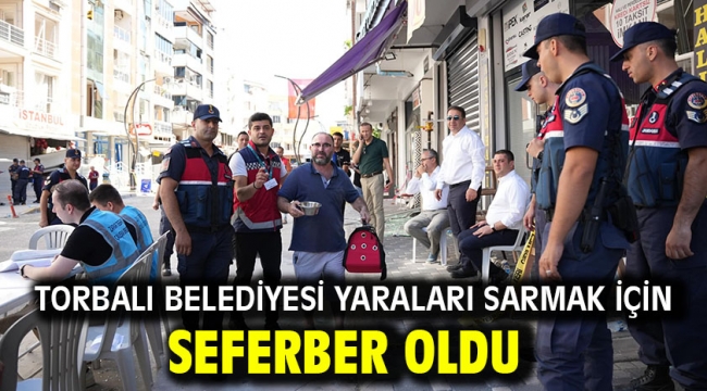 Torbalı Belediyesi yaraları sarmak için seferber oldu