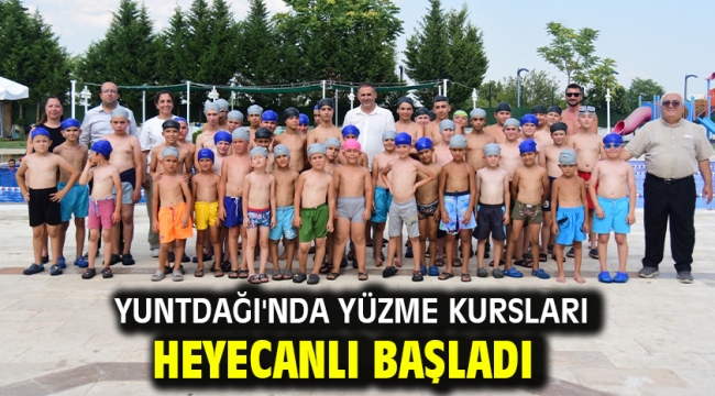 Yuntdağı'nda Yüzme Kursları Heyecanlı Başladı