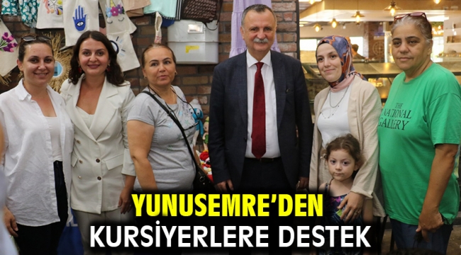 Yunusemre'den Kursiyerlere Destek