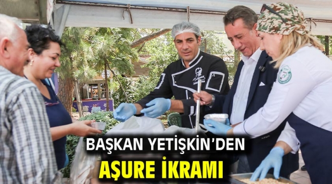 Başkan Yetişkin'den Aşure İkramı