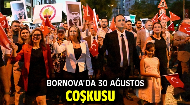 Bornova'da 30 Ağustos coşkusu