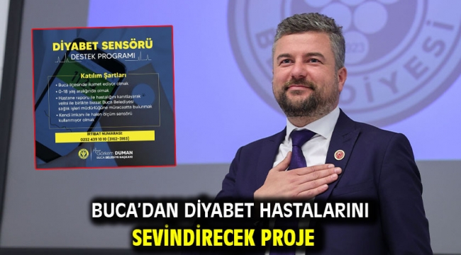 Buca'dan diyabet hastalarını sevindirecek proje