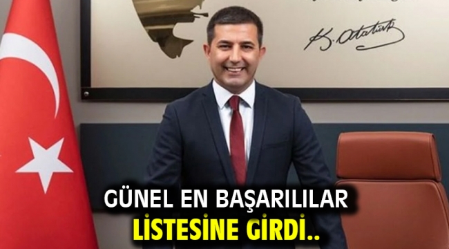 Günel en başarılılar listesine girdi..