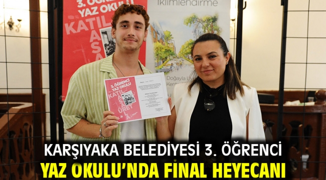 Karşıyaka Belediyesi 3. Öğrenci Yaz Okulu'nda final heyecanı