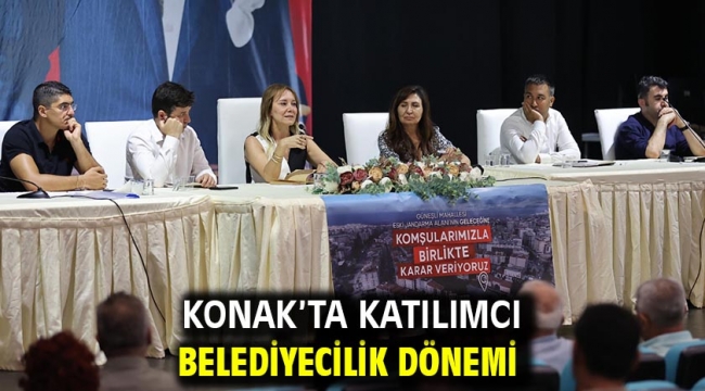 Konak'ta katılımcı belediyecilik dönemi