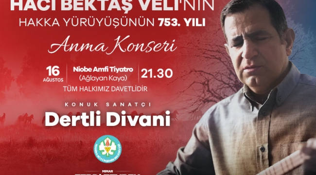 Manisa Büyükşehir Belediyesi'nden Hacı Bektaş Veli'yi Anma Konseri