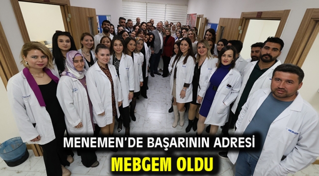 Menemen'de başarının adresi MEBGEM oldu  