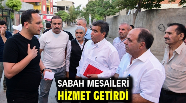 Sabah mesaileri hizmet getirdi