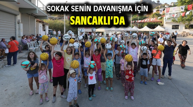  Sokak Senin dayanışma için Sancaklı'da