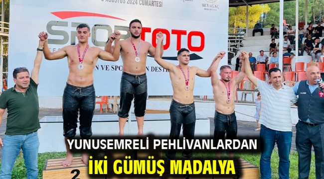 Yunusemreli Pehlivanlardan İki Gümüş Madalya