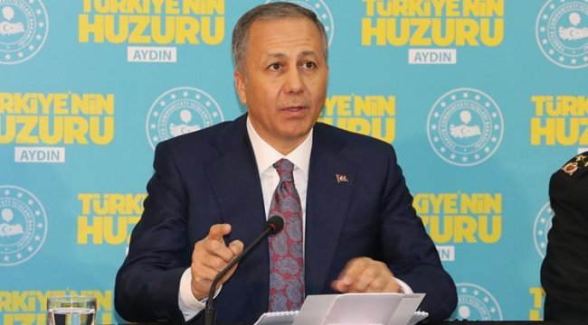 Bakan Yerlikaya son rakamı açıkladı