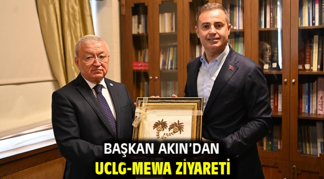 Başkan Akın'dan UCLG-MEWA ziyareti