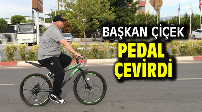 Başkan Çiçek Pedal Çevirdi