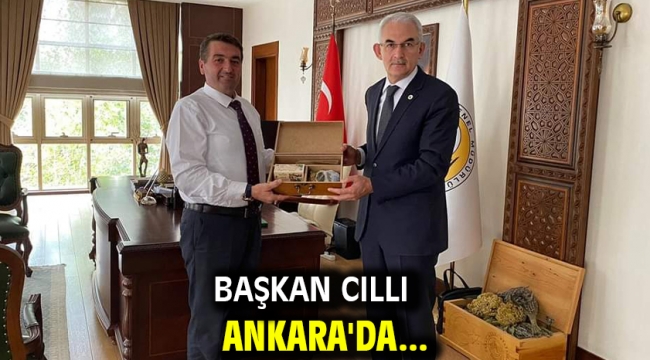 Başkan Cıllı Ankara'da... 