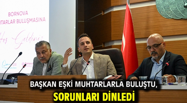 Başkan Eşki muhtarlarla buluştu, sorunları dinledi