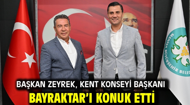 Başkan Zeyrek, Kent Konseyi Başkanı Bayraktar'ı Konuk Etti