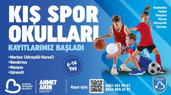 BBBnin Kış Spor Okullarına kayıtlar başladı