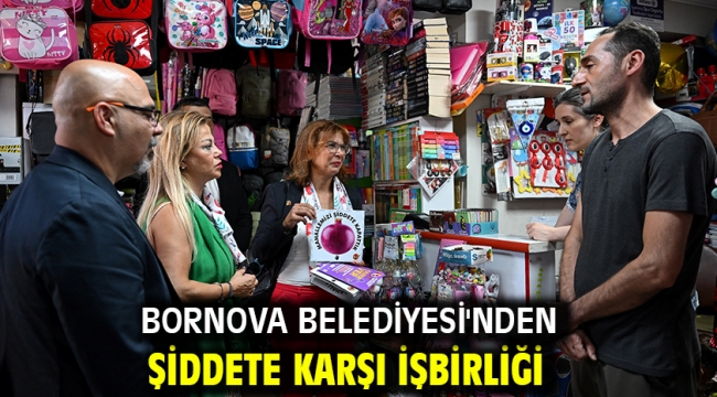 Bornova Belediyesi'nden Şiddete karşı işbirliği