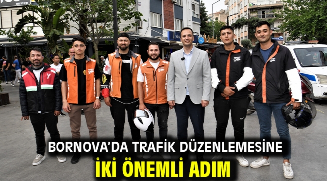 Bornova'da trafik düzenlemesine iki önemli adım