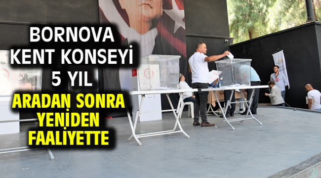 Bornova Kent Konseyi 5 yıl aradan sonra yeniden faaliyette