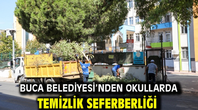 Buca Belediyesi'nden okullarda temizlik seferberliği