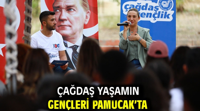 Çağdaş Yaşamın gençleri Pamucak'ta