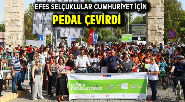 Efes Selçuklular Cumhuriyet için pedal çevirdi