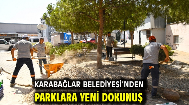 Karabağlar Belediyesi'nden parklara yeni dokunuş