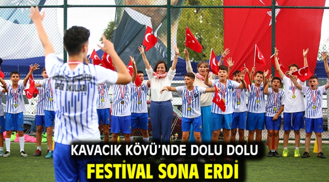 Kavacık Köyü'nde dolu dolu festival sona erdi