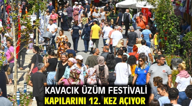 Kavacık Üzüm Festivali kapılarını 12. kez açıyor