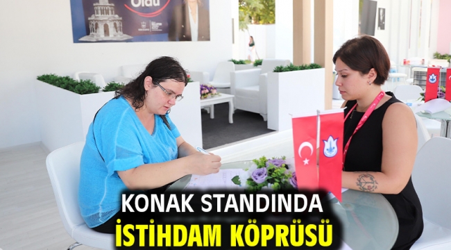 Konak standında istihdam köprüsü