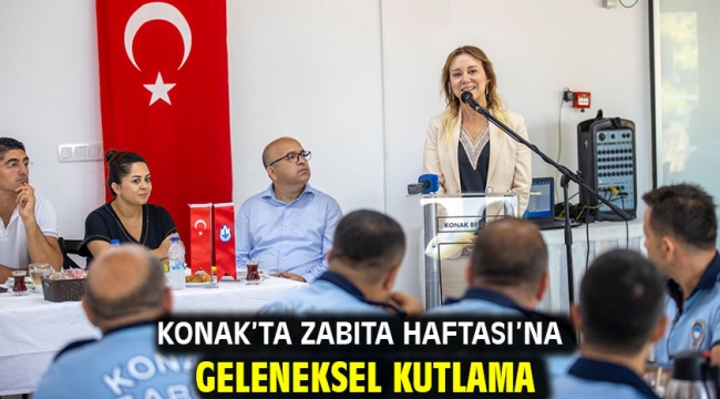 Konak'ta Zabıta Haftası'na geleneksel kutlama