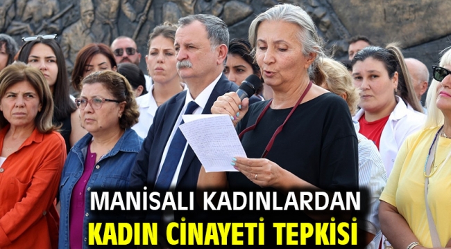 Manisalı Kadınlardan Kadın Cinayeti Tepkisi