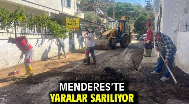 Menderes'te Yaralar Sarılıyor