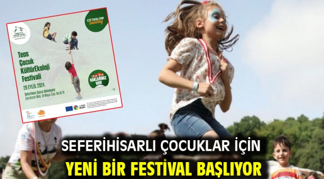 Seferihisarlı çocuklar için yeni bir festival başlıyor