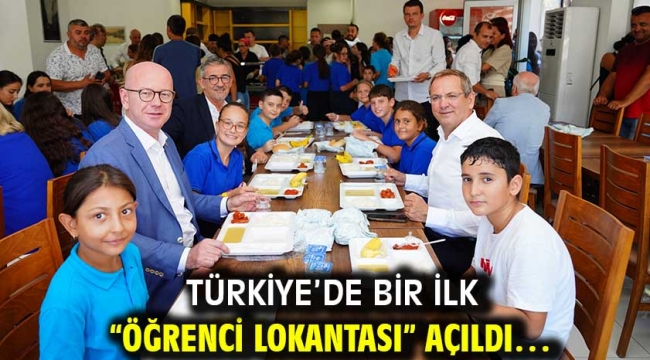  Türkiye'de bir ilk "Öğrenci Lokantası" açıldı…