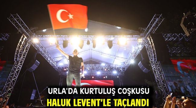 Urla'da kurtuluş coşkusu Haluk Levent'le taçlandı